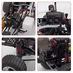 Toyan X-POWER Sand Cruiser Nitro 1/8 RC Car Desert Rock Crawler DIY Kit with FS-L200 Engine & 5 Speed Gearbox - stirlingkit