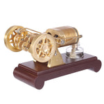 Enjomor Two-cylinder Flame Licker Stirling Engine Brass Vacuum Engine Model - stirlingkit