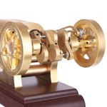 Enjomor Two-cylinder Flame Licker Stirling Engine Brass Vacuum Engine Model - stirlingkit