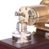 Enjomor Two-cylinder Flame Licker Stirling Engine Brass Vacuum Engine Model - stirlingkit