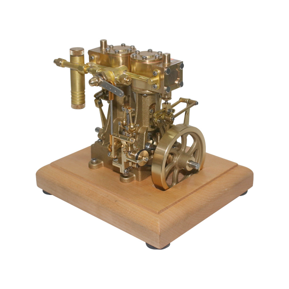 3.7cc two-cylinder double-action live steam engine
