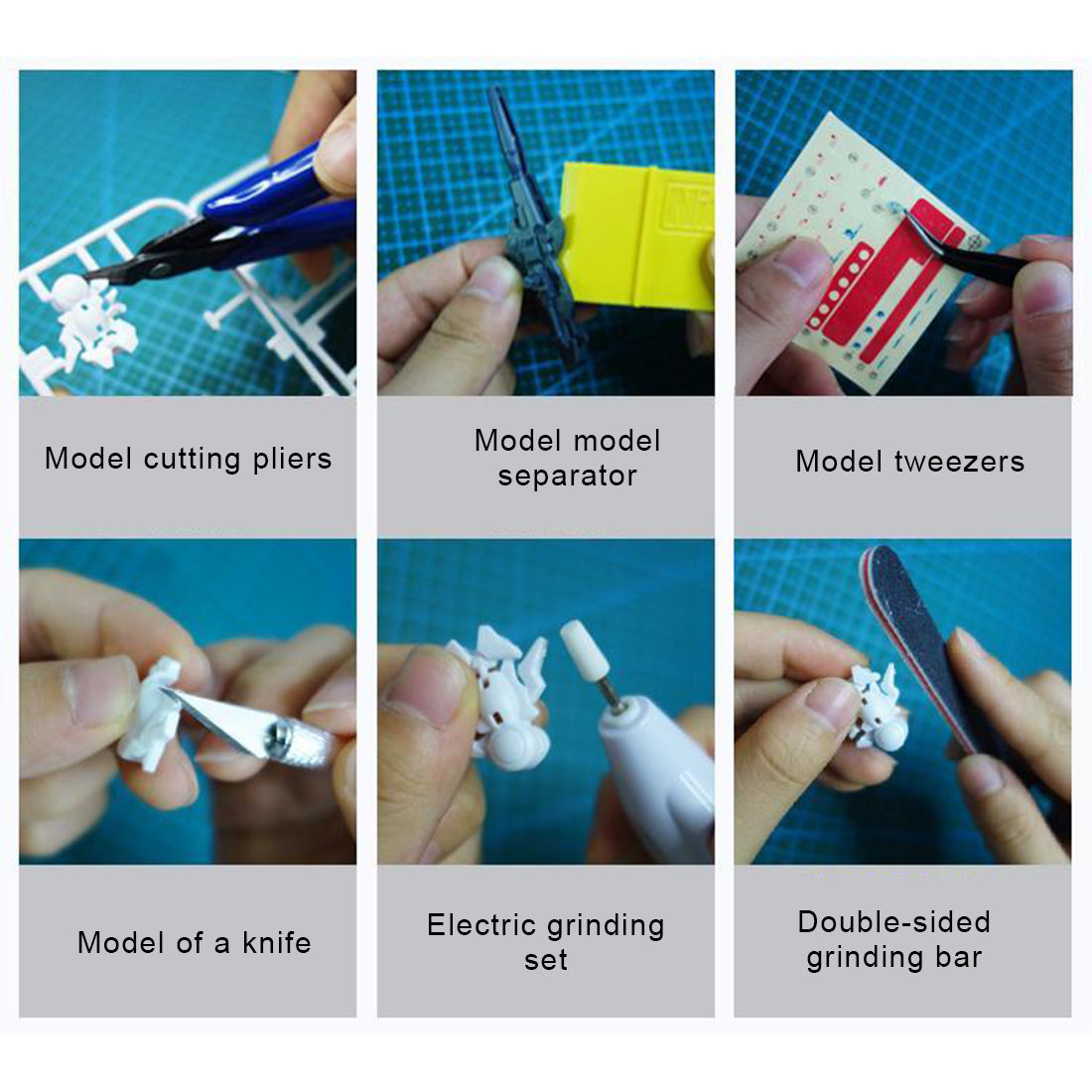 Diy Model Kit Functional Universal Mini DIY Model Tools Kit for Basic Model Building Crafts ...