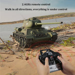 Upgrade 1:16 Soviet WWII T-34 RC Tank Model 2.4G Military Tank - stirlingkit