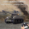 Upgrade M4A3 Sherman WWI US Medium Army Tank 1/16 2.4G RC Model Infrared Ray Fighting - stirlingkit