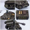 Upgrade M4A3 Sherman WWI US Medium Army Tank 1/16 2.4G RC Model Infrared Ray Fighting - stirlingkit