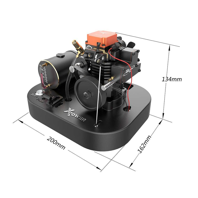 Upgrade Start Power Mounting Metal Bracket Base for TOYAN FS-L200 FS-S100 RC Engine - stirlingkit