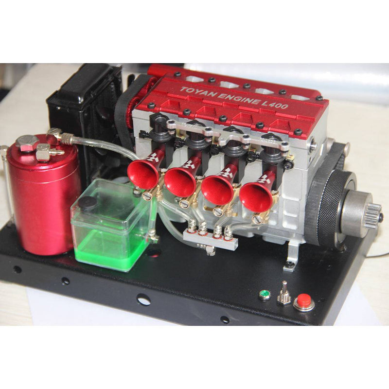Upgrade Starter 4-in-1 Ignite Voltage Regulator Module Cooling Radiator 4in1 T Fitting Full Kit for TOYAN FS-L400 Engine Model - stirlingkit