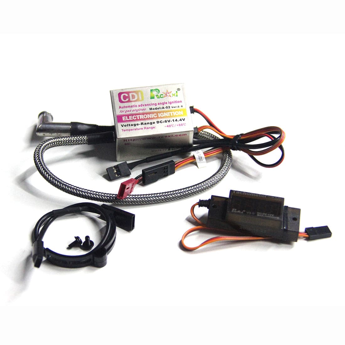 Upgrade Starter Kit CDI Hall Sensor Tachometer for TOYAN FS-S100AT Engine Model - stirlingkit