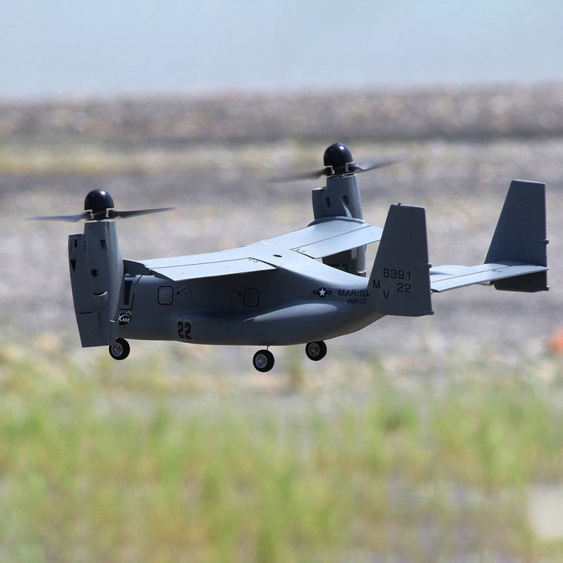 V22 Rvl V-22 RC Aircraft VTOL Tilt-Rotor Flight 826mm RTF- Grey - Stirlingkit