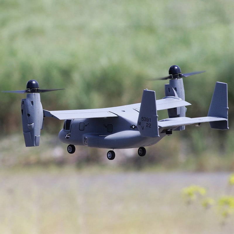 Vittal Rc V-22 RC Aircraft VTOL Tilt-Rotor Flight 826mm RTF- Grey - Stirlingkit