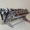 V12 High Speed Electromagnetic Solenoid Engine Model for Model Car Ship - stirlingkit