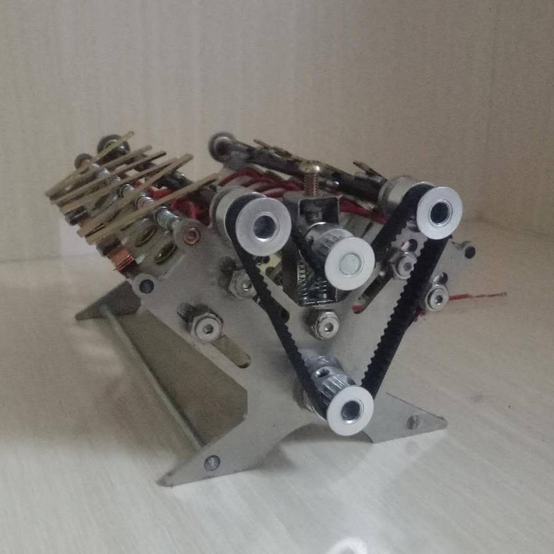 V12 High Speed Electromagnetic Solenoid Engine Model for Model Car Ship - stirlingkit