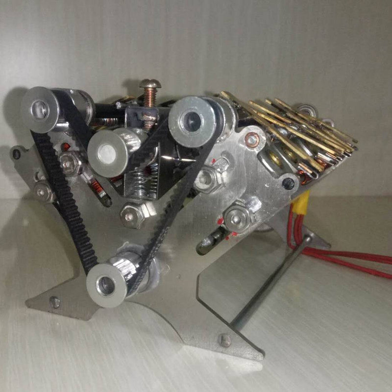 V12 High Speed Electromagnetic Solenoid Engine Model for Model Car Ship - stirlingkit