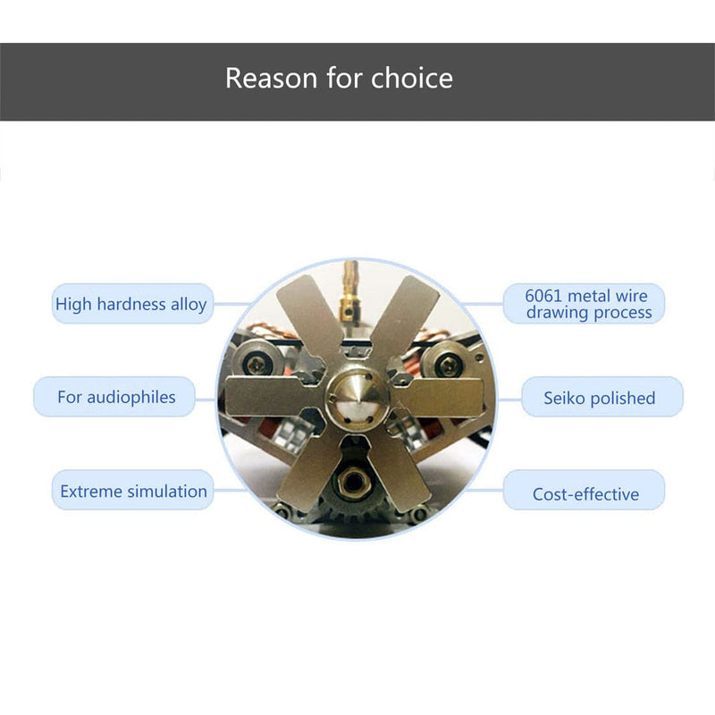 V6 Electromagnetic Motor Engine Model with Hexagon Fan for 1/10 Model Car Teaching Demonstration - stirlingkit