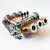 V6 Solenoid Engine Brushless Electromagnetic Motor Model Engine - stirlingkit