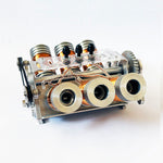 V6 Solenoid Engine Brushless Electromagnetic Motor Model Engine - stirlingkit