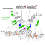 V8 Simulate Engine Motor Heat sink Cooling Fan GRC LS7 For TRX4 TRX6 SCX10 JK D110 - stirlingkit