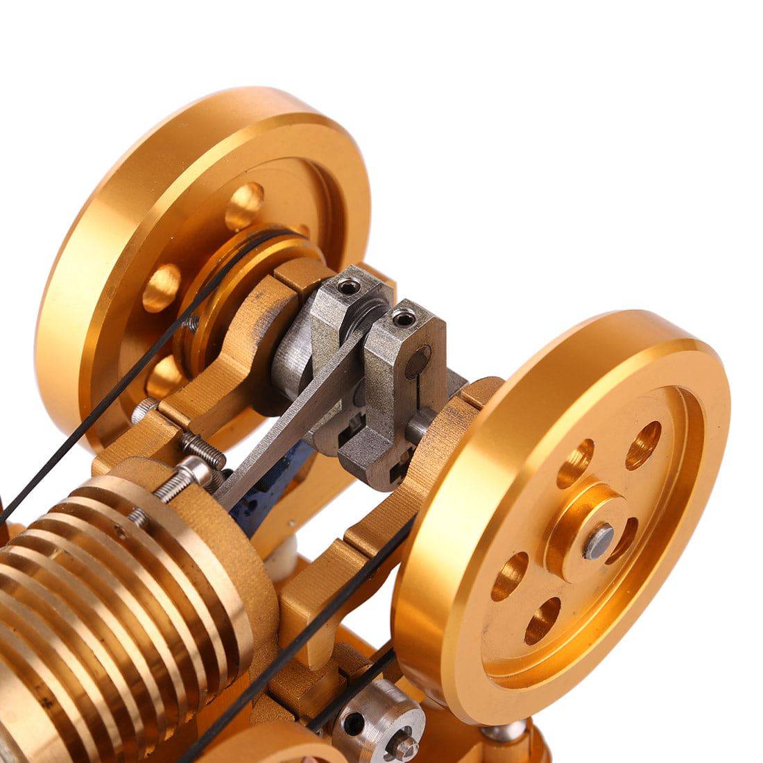 Vacuum Flame Licker Stirling Engine Model Toy with Brass Cylinder Piston - stirlingkit