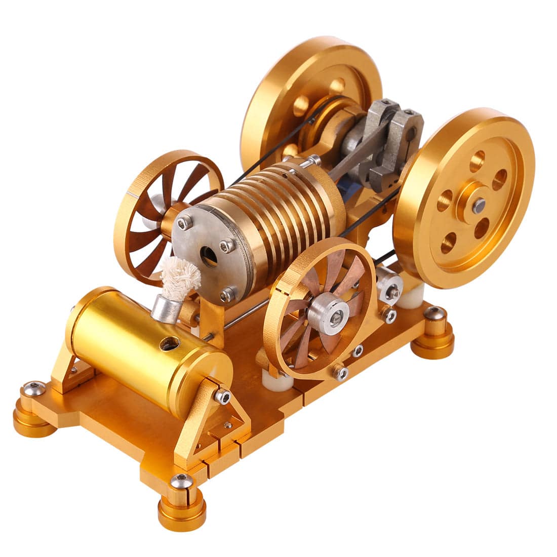 Vacuum Flame Licker Stirling Engine Model Toy with Brass Cylinder ...