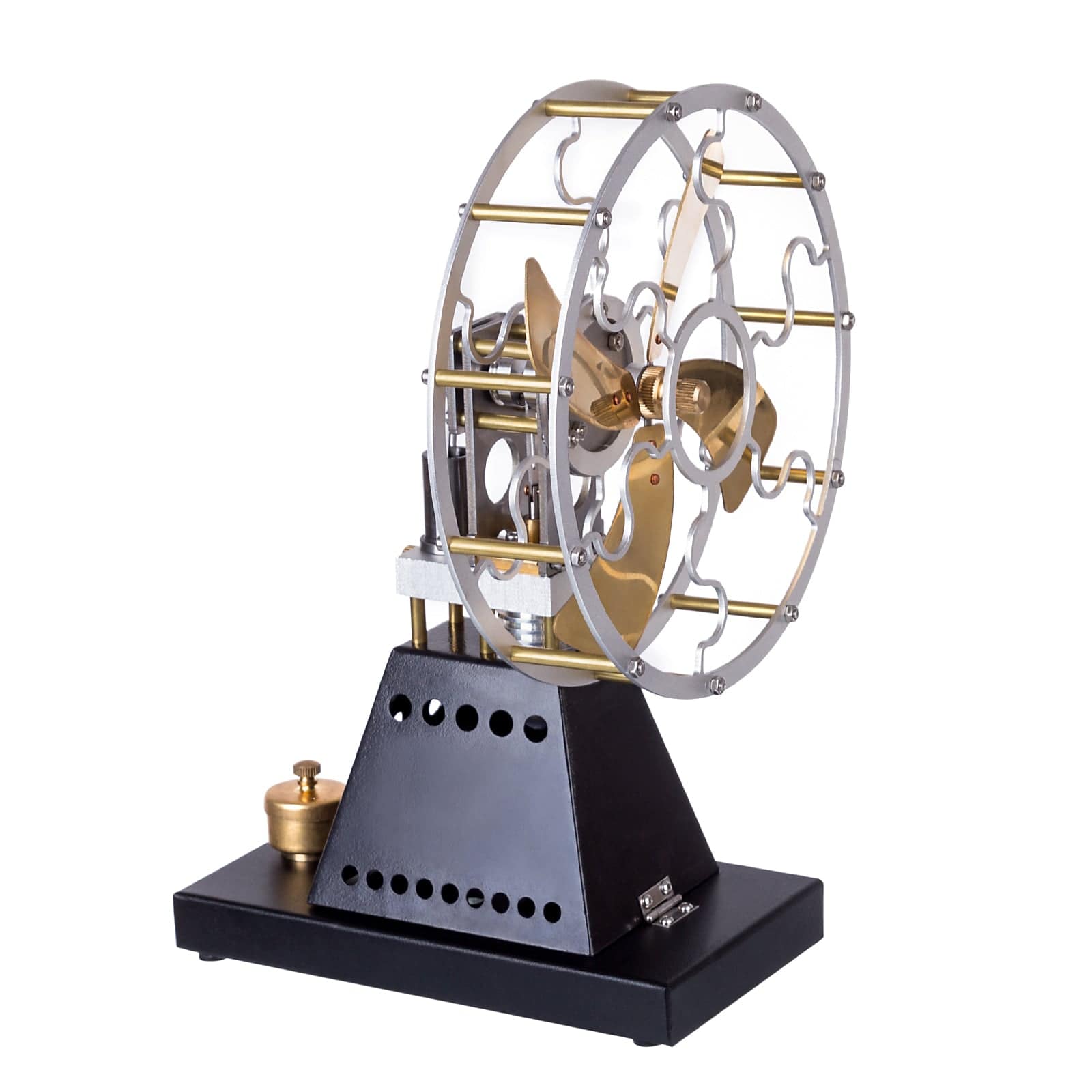 Vintage 4 Blades Heat Powered Stove Table Fan Stirling Engine Science  Experiment Toy - Stirlingkit