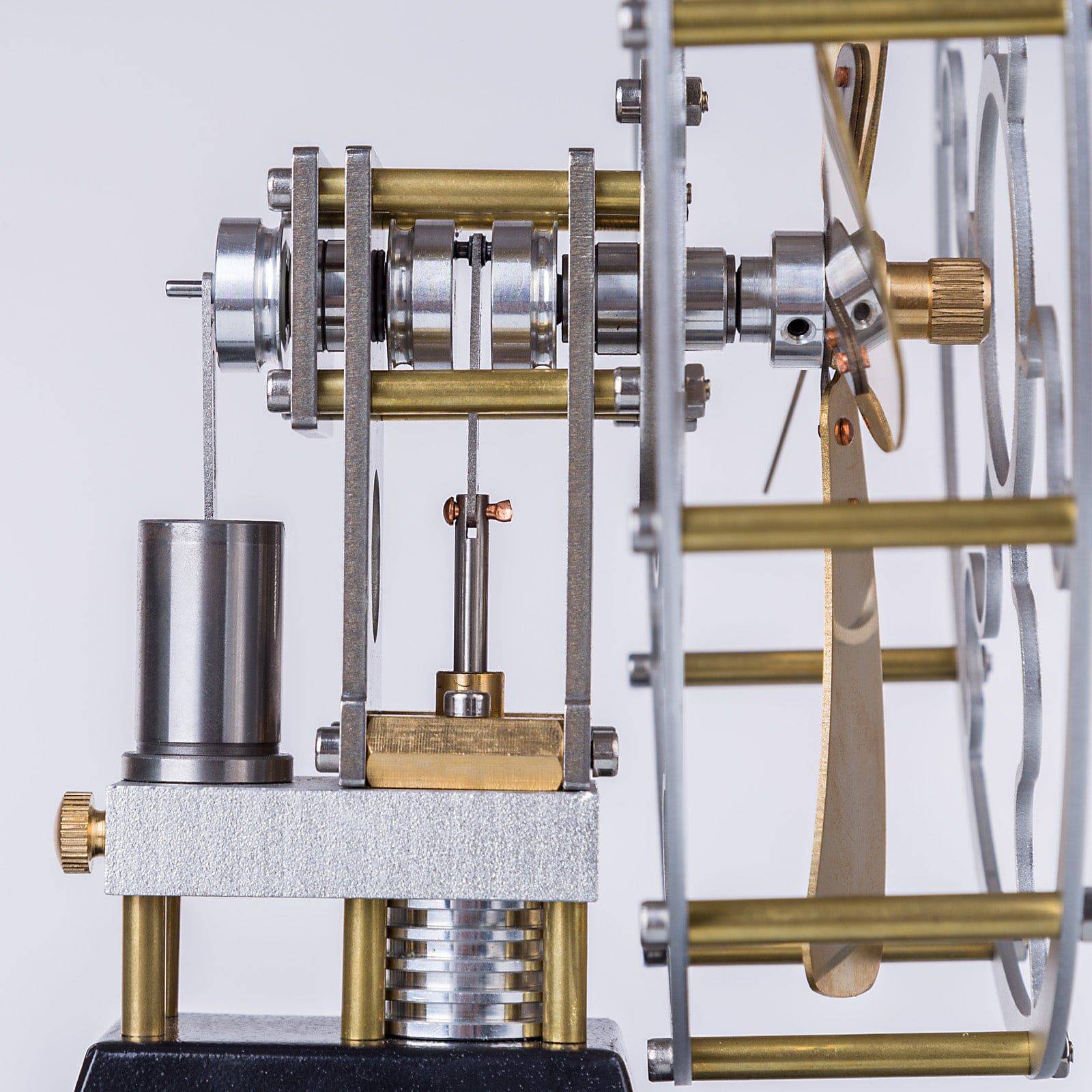 Vintage 4 Blades Heat Powered Stove Table Fan Stirling Engine Science  Experiment Toy - Stirlingkit
