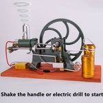 RETROL Vintage Horizontal Mill Engine Stationary Engine Model 4 Stroke Gasoline ICE - stirlingkit