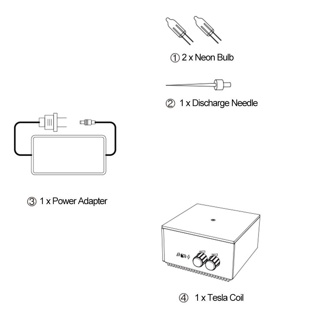 Vinyl Record Shape Bluetooth Musical Tesla Coil with Long Arc &  Dual Mode - US Plug - stirlingkit