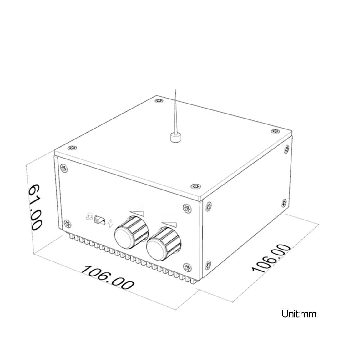 Vinyl Record Shape Bluetooth Musical Tesla Coil with Long Arc &  Dual Mode - US Plug - stirlingkit