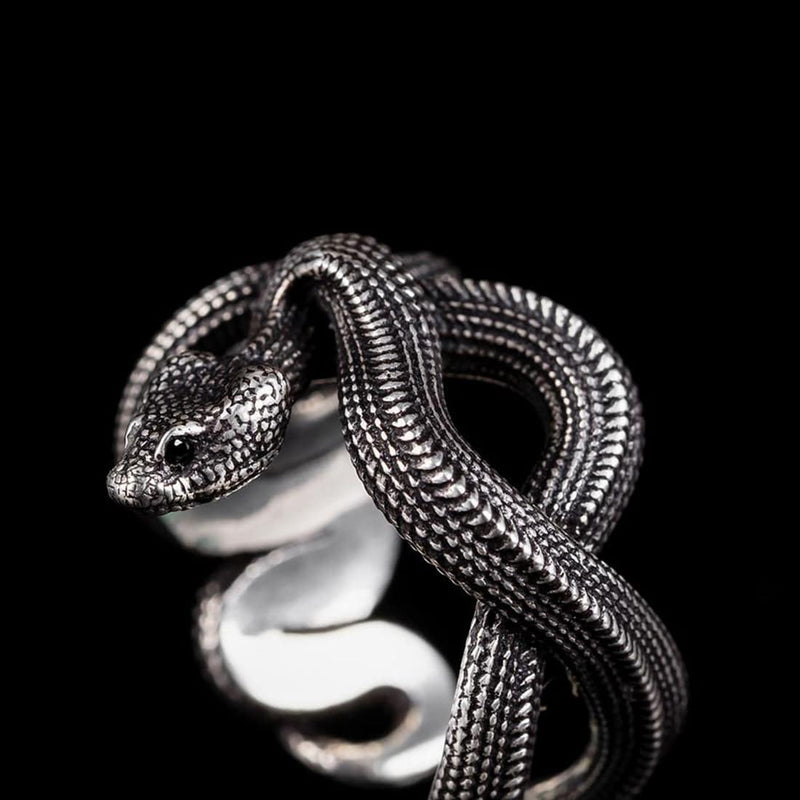 Don't Tread On Me Adjustable Snake Ring - No System