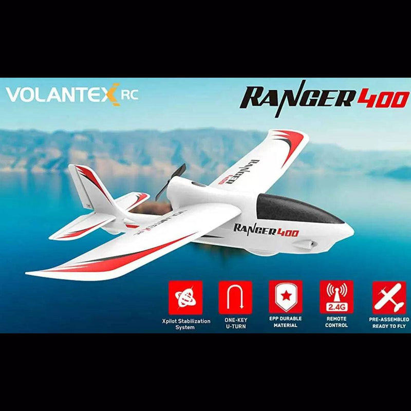 VOLANTEXRC 2.4G Ranger400 Wingspan Glider RC Airplane with Xpilot Gyro Stabilizer - RTF - stirlingkit