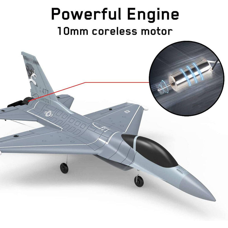 VOLANTEXRC F16 RC Aircraft Fixed Wing Aerobatic Airplane 4CH