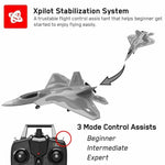 VOLANTEXRC F22 Raptor 260mm Wingspan 2.4G 4CH Airplane with Xpilot Gyro- RTF - stirlingkit