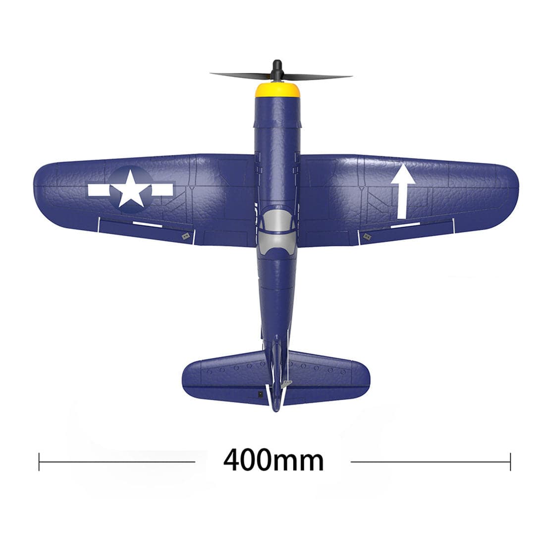 VOLANTEXRC F4U Corsair Airplane 400mm Wingspan Airplane with Xpilot Gyro  - RTF - stirlingkit
