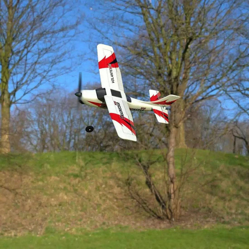 VOLANTEXRC Mini Trainstar Wingspan Glider 2.4G 3CH RC Airplane with Xpilot Gyro - RTF - stirlingkit