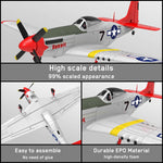 VOLANTEXRC P-51D RTF Beginner 2.4G RC EPO Fixed Wing Aircraft - stirlingkit