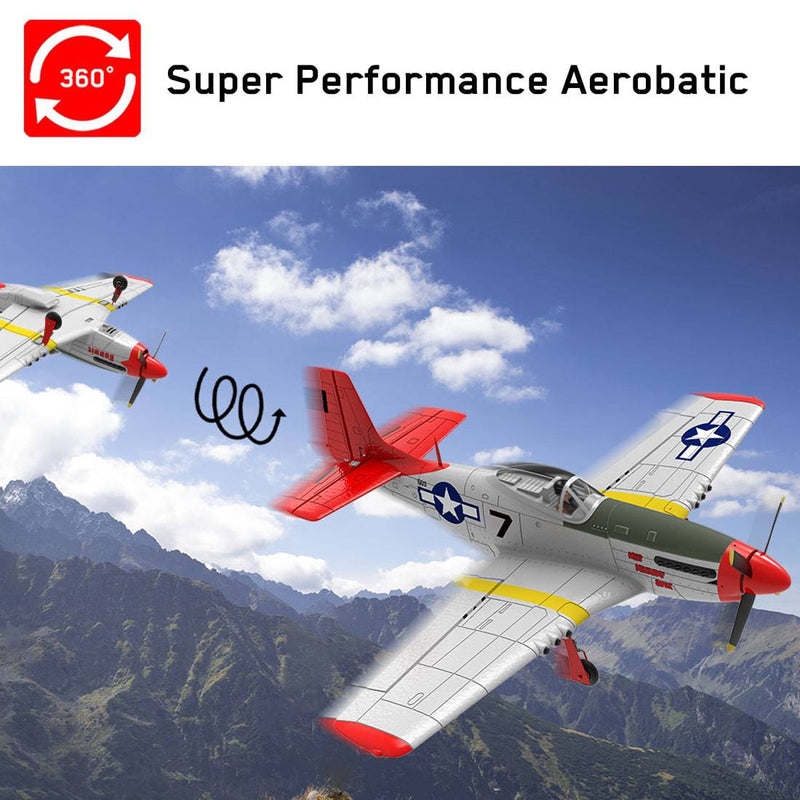 VOLANTEXRC P-51D RTF Beginner 2.4G RC EPO Fixed Wing Aircraft - stirlingkit