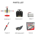 VOLANTEXRC P51D 2.4G 4CH Wingspan Airplane RC Airplane with Xpilot Gyro  - RTF - stirlingkit