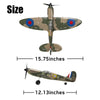 VOLANTEXRC RTF 2.4Ghz 4CH RC Aircraft  EPP Foam Military Airplane Model Spitfire for Beginners - stirlingkit