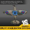 VOLANTEXRC RTF 2.4Ghz 4CH RC Aircraft  EPP Foam Military Airplane Model Spitfire for Beginners - stirlingkit