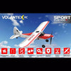 VOLANTEXRC Sport Cub 500 Wingspan Airplane 2.4Ghz 4CH RC Airplane with Xpilot Gyro - RTF - stirlingkit