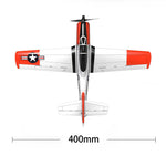 VOLANTEXRC 2.4G RC 4CH T-28 Trojan 400mm Wingspan Airplane with Xpilot Gyro- RTF - stirlingkit