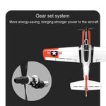 VOLANTEXRC 2.4G RC 4CH T-28 Trojan 400mm Wingspan Airplane with Xpilot Gyro- RTF - stirlingkit