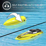 VOLANTEXRC Vector 2.4GHz Waterproof Two-way Electric Speedboat RC Mini Swimming Pool Boat 60KM/H - RTR - stirlingkit