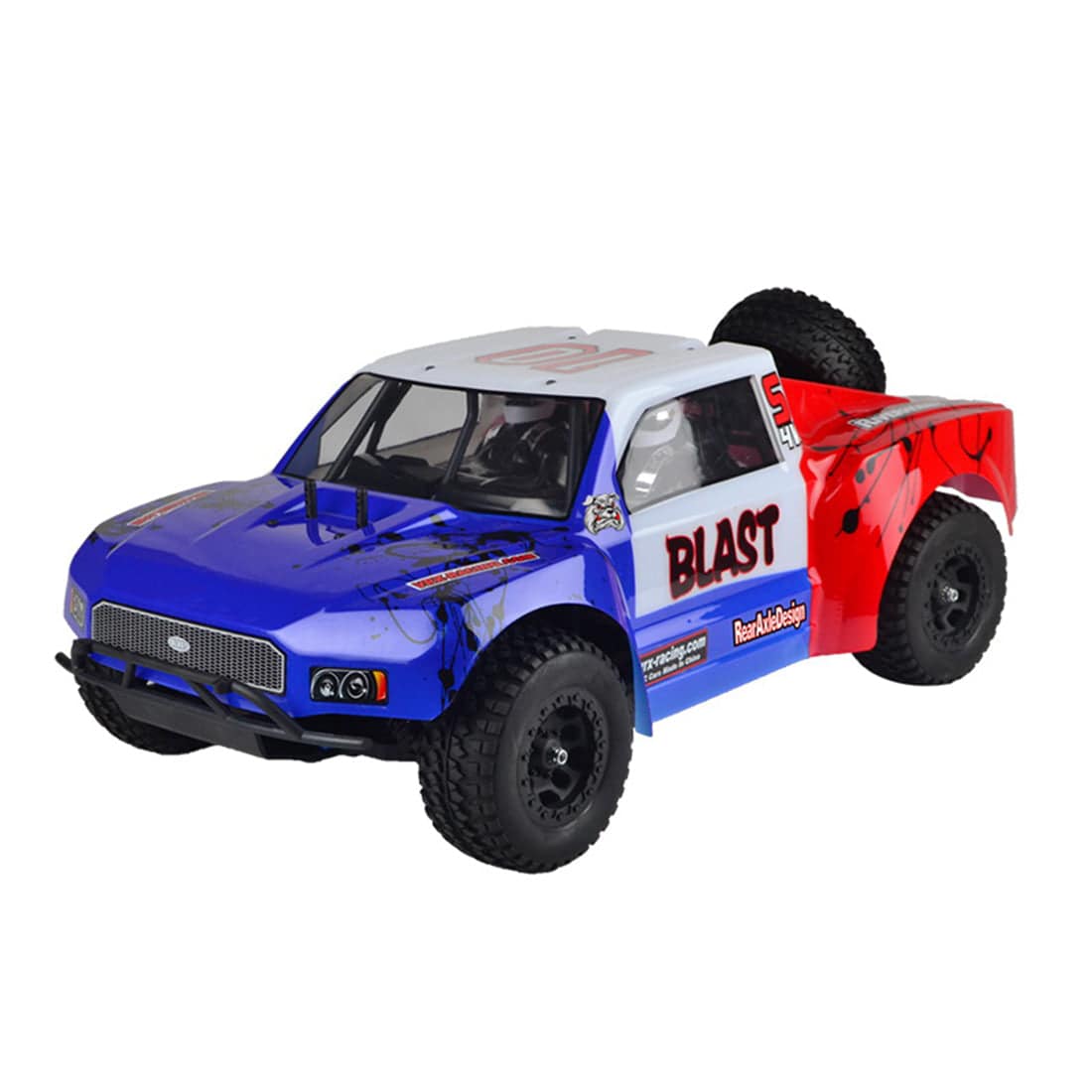 Vrx R0255 VRX RH1008 BLAST 1/10 Scale 4WD Nitro RTR Short Course 2.4GHz RC Car ...