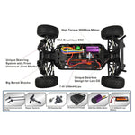 VRX RH1028 XR4 EBL 1/10 2.4GHz 4WD High Speed Brushless RTR Off-road Rally RC Car - stirlingkit