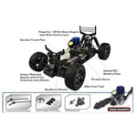 VRX RH1029 Flash-Rally 2.4GHz 1/10 4WD Nitro RTR Off-road Rally Methanol RC Car - stirlingkit