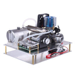 One-key Electric Start VX 18 Single Cylinder 2 Stroke Air-cooled Methanol Engine Generator 12V Upgrade Set - stirlingkit