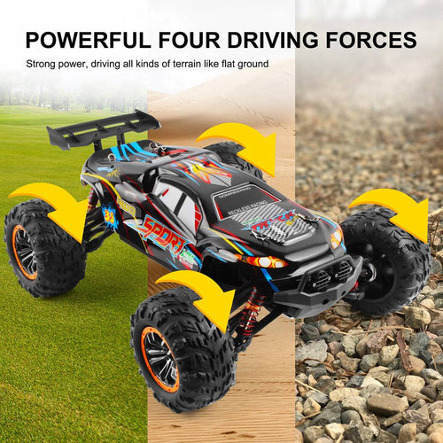 VXL RACING 1/10 4WD 2.4Ghz RC High-speed Brushed Electric off-road Sport Racing Car Toys 45KM/H - stirlingkit