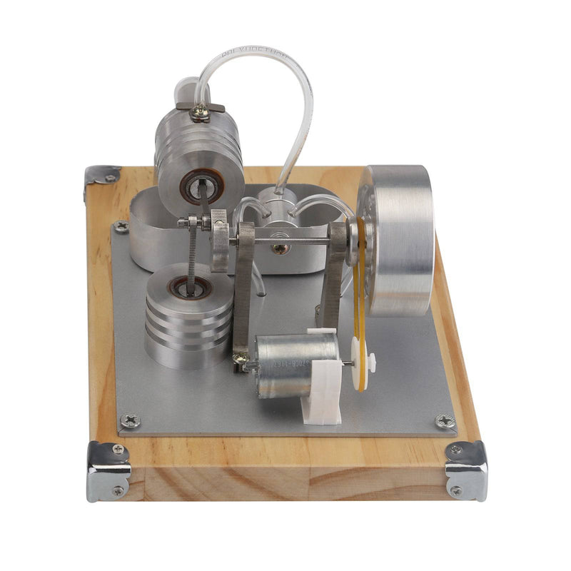 Water-cooled Single Cylinder Stirling Engine Generator Model Educational Toy - stirlingkit