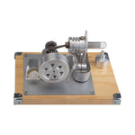 Water-cooled Single Cylinder Stirling Engine Generator Model Educational Toy - stirlingkit